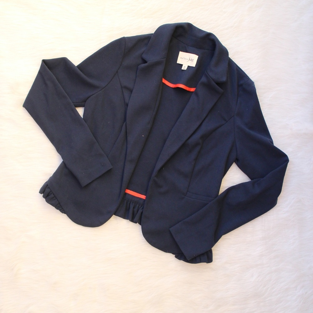 Maison Jules Medium Navy Blue Blazer